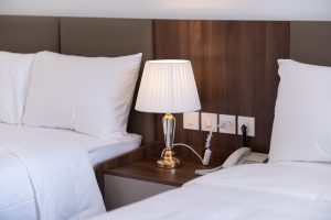 Khung cảnh phòng nghỉ City View sang trọng tại Prime Hotel Thái Nguyên