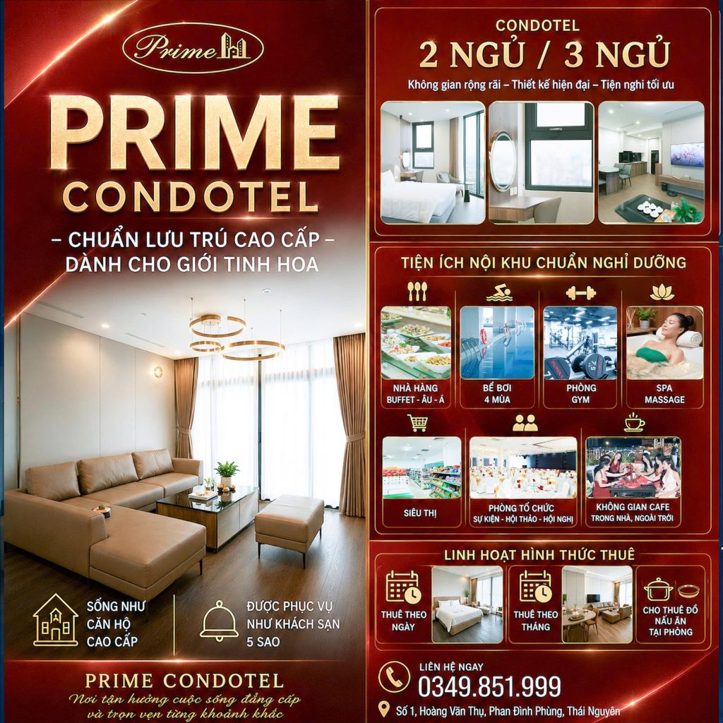 Prime Condotel Thái Nguyên