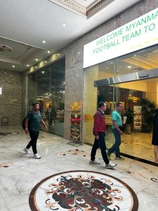 Prime Hotel chào đón Đội tuyển Myanmar