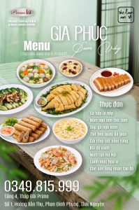Thực Đơn Vu Lan - Gia Phúc