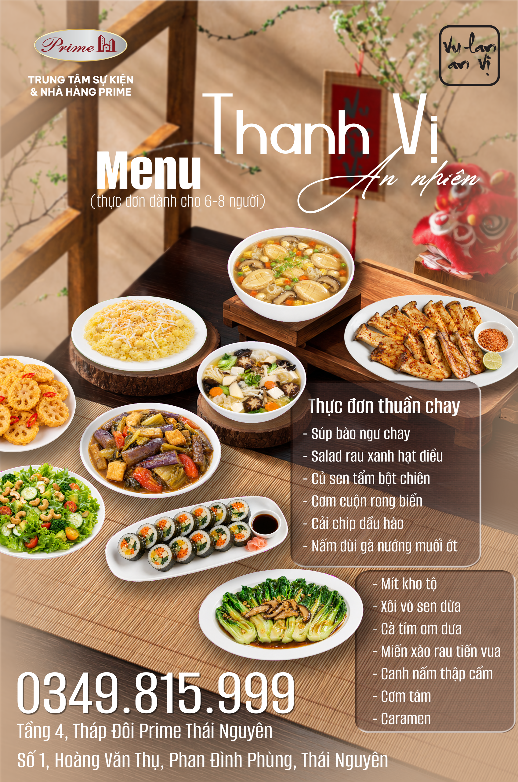 Thực Đơn Vu Lan - Thanh Vị